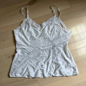 Vintage Figurfit Semi Sheer Lingerie Tank Slip Size 40 Average